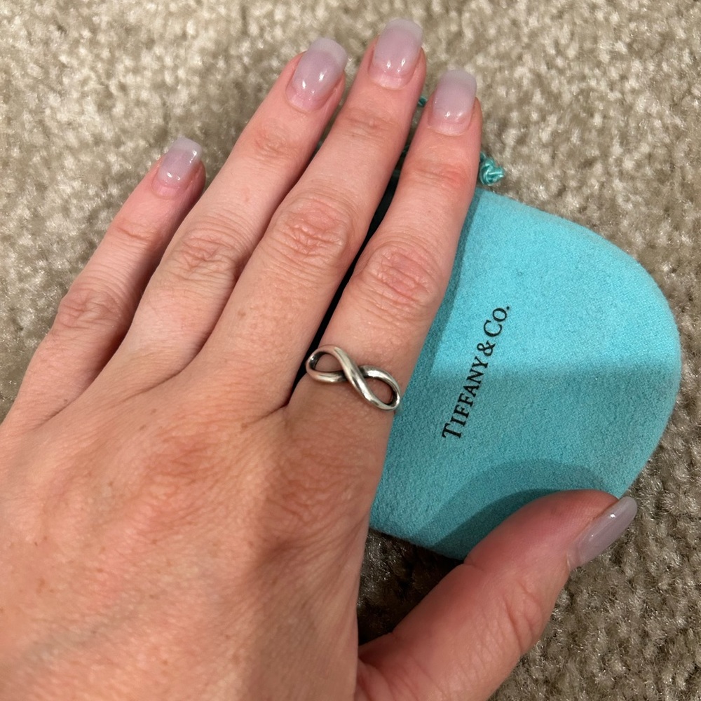 Tiffany & Co Sterling Silver Infinity Ring